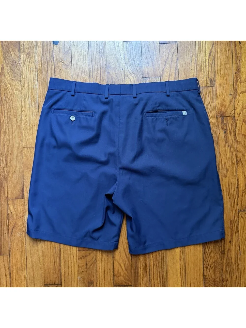 Peter Millar Salem Shorts Mens Size 38x9 Blue Performance Golf Crown Flat Front